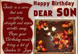 Happy Birthday Card for son On Facebook son Birthday Quotes for Facebook Quotesgram