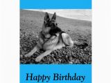 Happy Birthday Card In German Happy Birthday German Shepherd Puppy Dog Card Zazzle