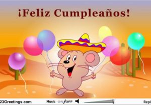 Happy Birthday Card In Spanish to Print Birthday Wishes In Spanish Page 4