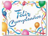Happy Birthday Card In Spanish to Print Happy Birthday Feliz Cumpleanos Spanish Birthday Card