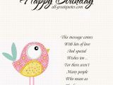 Happy Birthday Card Text Messages Happy Birthday Card with Love Message