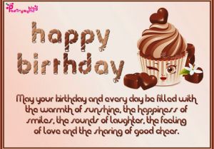 Happy Birthday Card Text Messages Happy Birthday Greetings and Wishes Picture Ecards