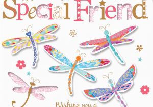 Happy Birthday Card to A Special Friend Special Friend Birthday Greeting Card Cards Love Kates