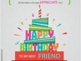Happy Birthday Card to My Best Friend Write Name On Best Friend Birthday Wishes Greeting Card