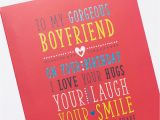 Happy Birthday Card to My Boyfriend Birthday Card for My Boyfriend Only 89p