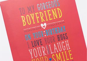 Happy Birthday Card to My Boyfriend Birthday Card for My Boyfriend Only 89p