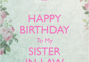 Happy Birthday Card to My Sister In Law Happy Birthday Sister In Law Quotes Quotesgram