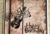 Happy Birthday Card with Photo and Music Happy Birthday Guitar Greetings Card Cards Music