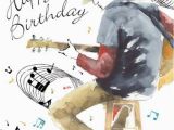 Happy Birthday Card with Photo and Music Happy Birthday Guitarist Card Music Birthday Card
