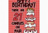 Happy Birthday Cards 21 Years Old Happy Birthday 21 Years Old Greeting Card Zazzle
