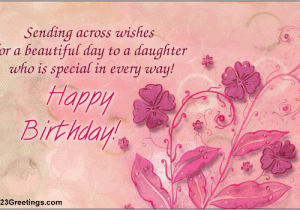Happy Birthday Cards for A Daughter A Birthday Wish for Your Daughter Free for son
