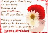 Happy Birthday Cards for A Sister Birthday Wishes for Sister Birthday Images Pictures