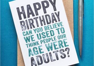 Happy Birthday Cards for Adults Happy Birthday Adults at Our Age Card by Do You Punctuate