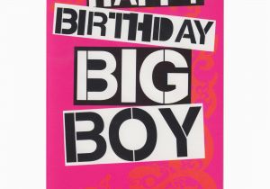 Happy Birthday Cards for Adults Happy Birthday Big Boy Greeting Card Retro Adult Humour