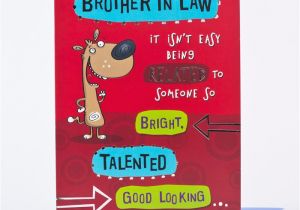 Happy Birthday Cards for Brother In Law Birthday Card Brother In Law Only 89p