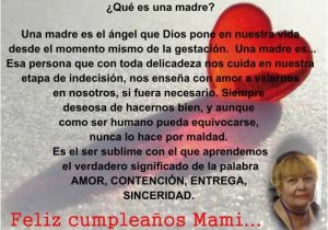 Happy Birthday Cards for Mom In Spanish Mother Birthday Quotes In Spanish Quotesgram