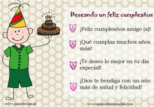 Happy Birthday Cards for Mom In Spanish Phrases for Wishing Happy Birthday In Spanish