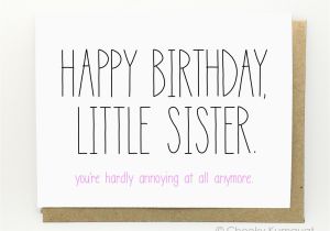 Happy Birthday Cards for Sister Funny Funny Birthday Card Birthday Card for Sister by Cheekykumquat