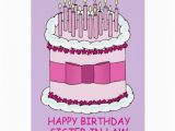 Happy Birthday Cards for Sister In Law Happy Birthday Sister In Law Giant Cake Greeting Card