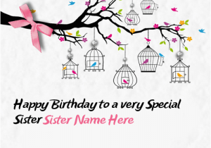 Happy Birthday Cards for Sister with Name Happy Birthday Images for Sister with Name and Wishes