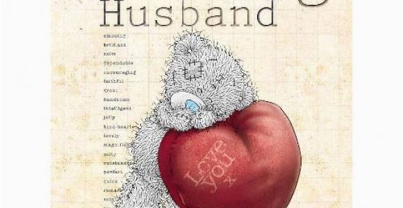 Happy Birthday Cards for Your Husband Husband Birthday Card Large Me to You Happy Birthday