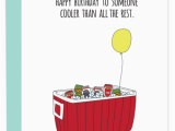 Happy Birthday Cards Funny Message Happy Birthday Cooler Humdrum Paper