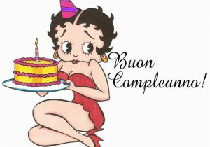 Happy Birthday Cards In Italian Betty Boop Pictures Archive Bbpa Betty Boop Happy