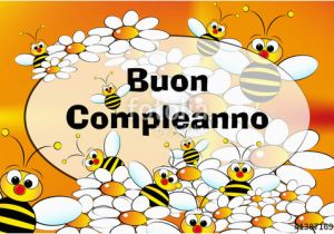 Happy Birthday Cards In Italian Quot Happy Birthday Card Italian Quot Stock Image and Royalty