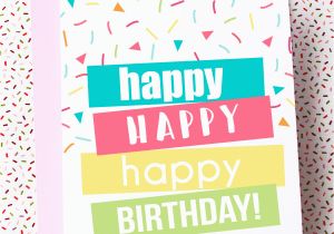 Happy Birthday Cards Printable Printable Birthday Cards Skip to My Lou