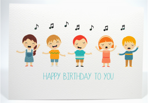 Happy Birthday Cards that Sing Happy Birthday Card Kids Singing Happy Birthday Hbc169