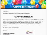 Happy Birthday Cards to Send Via Email Happy Birthday Email Template First Birthday Invitations