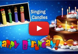 Happy Birthday Cards with A song Birthday Video Card Inspirational Cake Candles Singing the