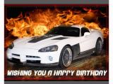 Happy Birthday Cards with Cars Happy Birthday Wishes with Cars