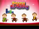Happy Birthday Cards with Monkeys E Card Happy Birthday Monkey Party Youtube