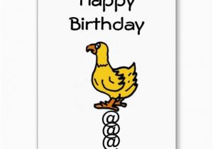 Happy Birthday Chicken Card Happy Birthday Wishes with Chicken
