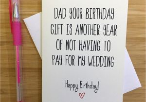 Happy Birthday Dad From Daughter Cards Happy Birthday Dad Card for Dad Funny Dad Card Gift for