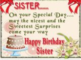 Happy Birthday Dear Sister Quotes Dear Sister Happy Birthday Quote Wallpaper