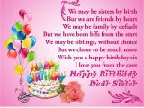 Happy Birthday Dear Sister Quotes Dear Sister Happy Birthday Quote Wallpaper