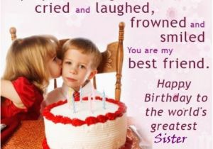 Happy Birthday Dear Sister Quotes Dear Sister Happy Birthday Quote Wallpaper