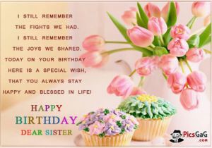 Happy Birthday Dear Sister Quotes Happy Birthday Dear Sister Pictures Photos and Images