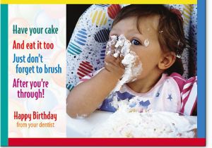Happy Birthday Dentist Quotes Dental Patient Birthday Folding Cards Benco