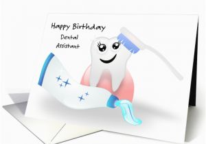 Happy Birthday Dentist Quotes Happy Birthday Dental assistant Sparklingly Fun Day Card