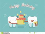 Happy Birthday Dentist Quotes Happy Birthday Dental Stock Vector Illustration Of