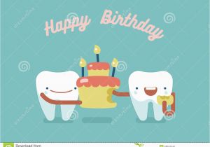 Happy Birthday Dentist Quotes Happy Birthday Dental Stock Vector Illustration Of
