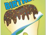 Happy Birthday Dentist Quotes tooth Cake Birthday Card Dental Birthday Cards Posty