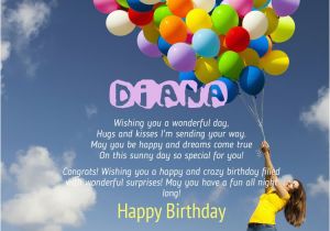 Happy Birthday Diana Quotes Birthday Congratulations for Diana