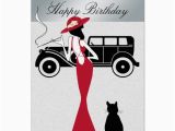 Happy Birthday Diva Cards Happy Birthday Diva Card Elegant Woman Zazzle Com