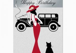 Happy Birthday Diva Cards Happy Birthday Diva Card Elegant Woman Zazzle Com
