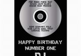 Happy Birthday Dj Card Happy Birthday Number 1 Dj Card Zazzle Com