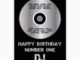 Happy Birthday Dj Card Happy Birthday Number 1 Dj Card Zazzle Com